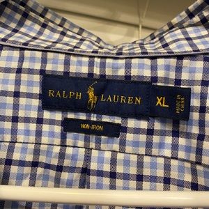 Polo Ralph Lauren classic fit checked performance shirt.